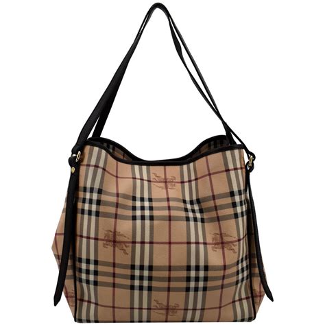 burberry horseferry check small canterbury tote|Burberry haymarket bag.